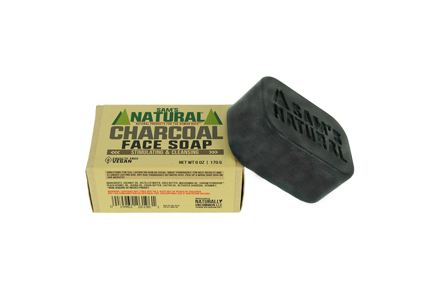 Charcoal Face Soap - Sams Natural (6)