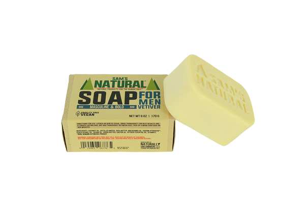 Soap for Men Vetiver - Sams Natural (6)