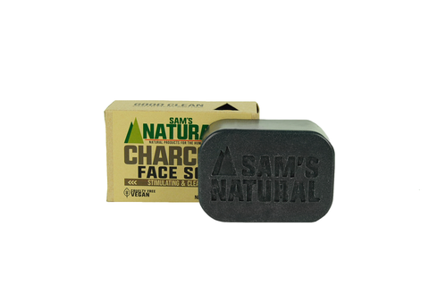 Charcoal Face Soap - Sams Natural (6)