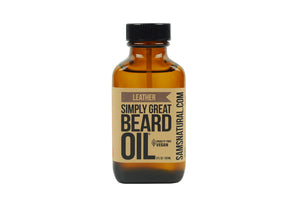 Leather Beard Oil